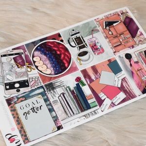 “Goal Getter” Planner Sticker Kit